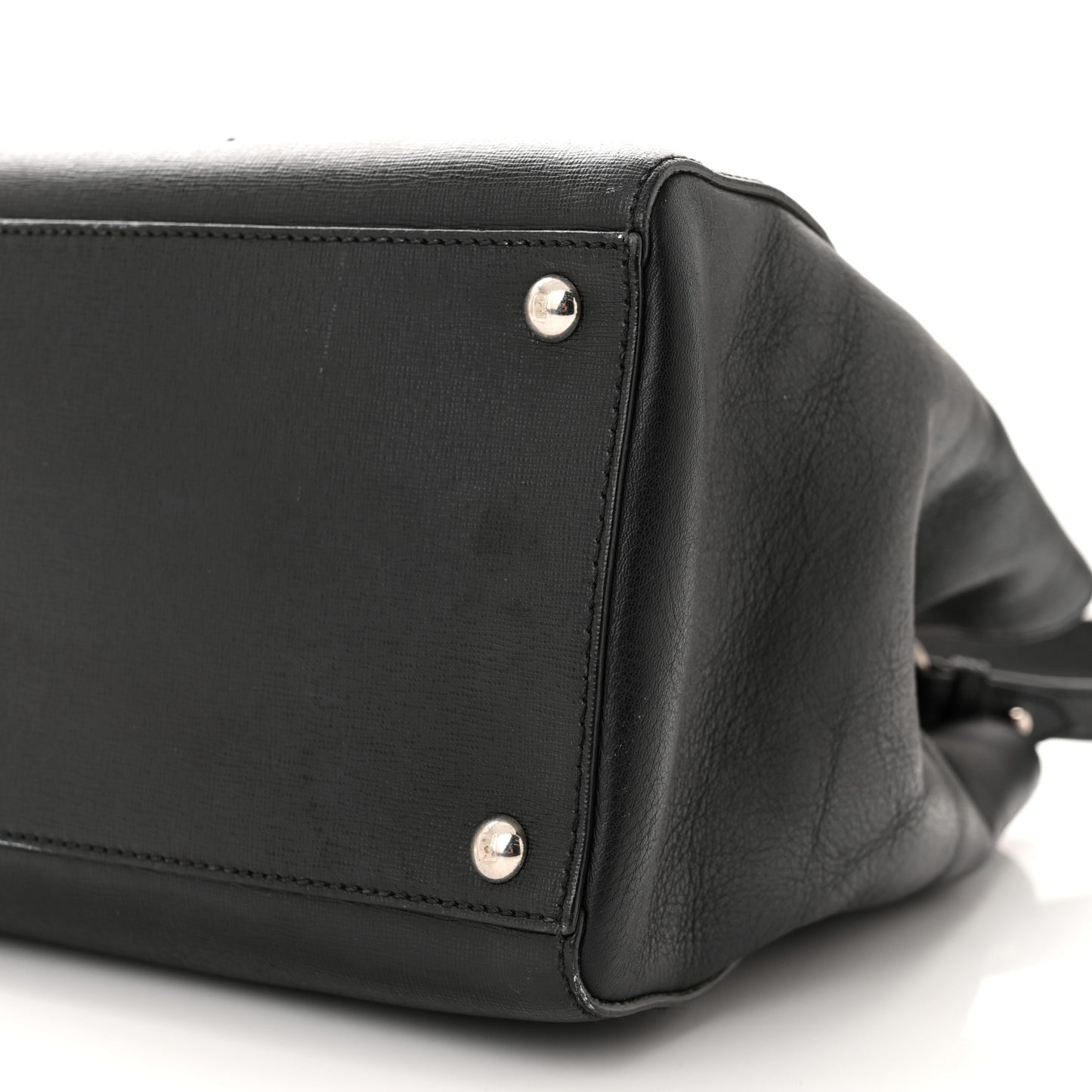 Vitello Elite Regular 2Jours Tote Black Vino