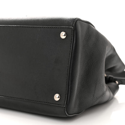 Fendi Vitello Elite Regular 2Jours Tote Black Vino 10 of 12