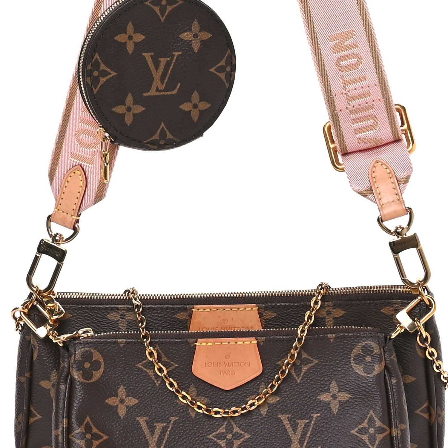 Louis Vuitton Monogram Multi Pochette Accessories Rose Clair 7 of 9