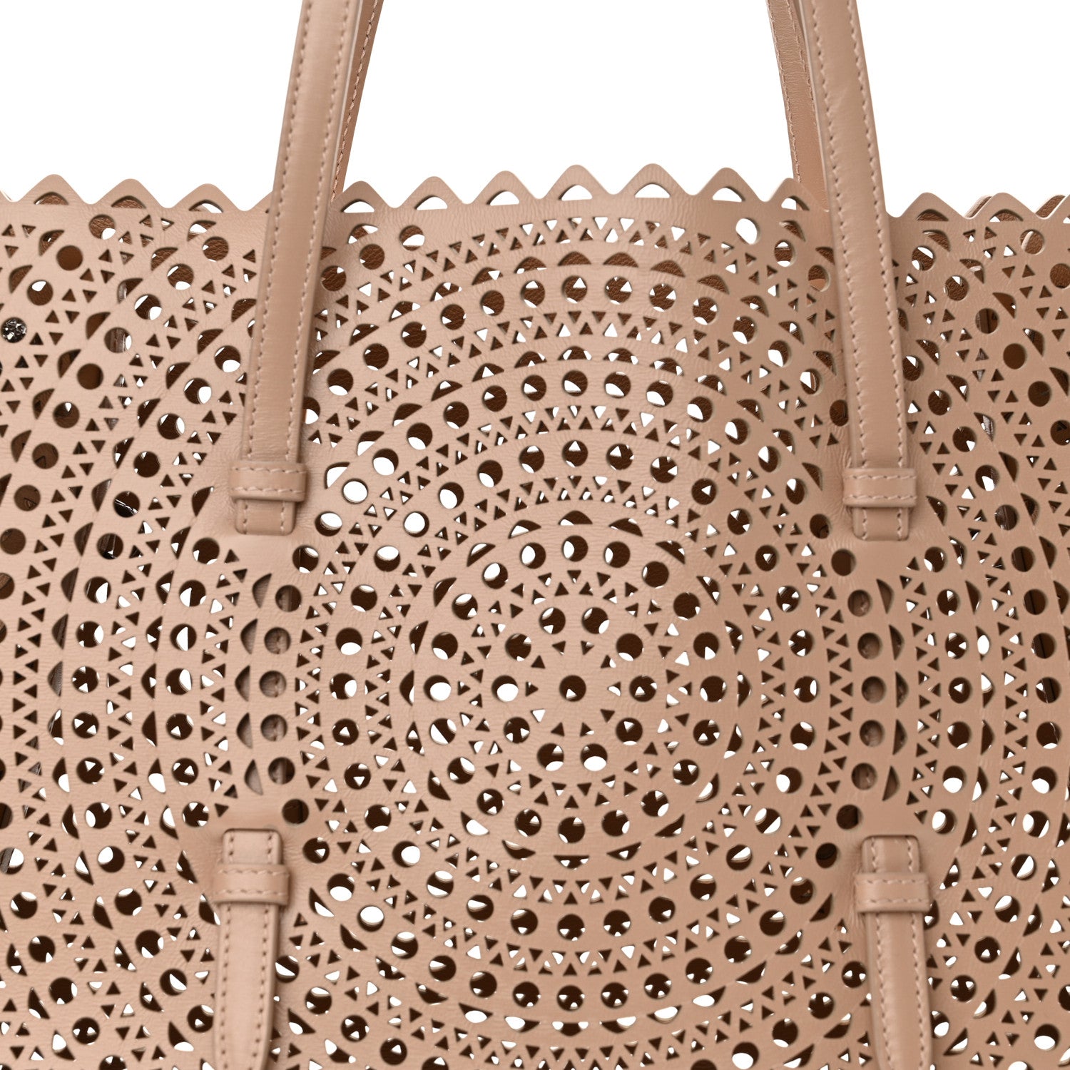 Alaia Calfskin Vienne Mina 32 Bag Sandy 8 of 12