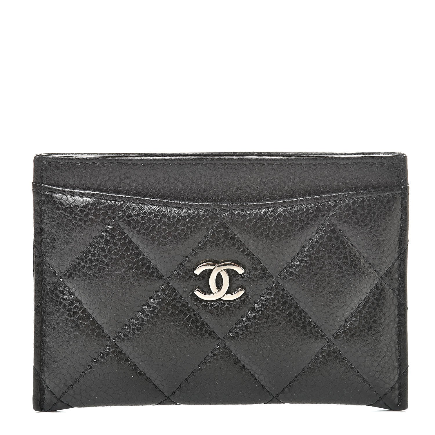 Chanel Caviar Quilted Card Holder Black 1 of 9