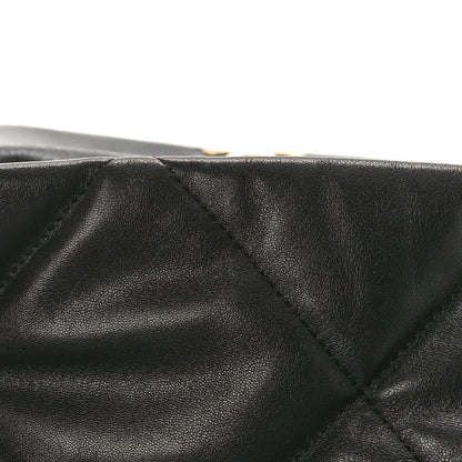 Chanel Lambskin Quilted Large Chanel 19 Flap Black 10 of 14