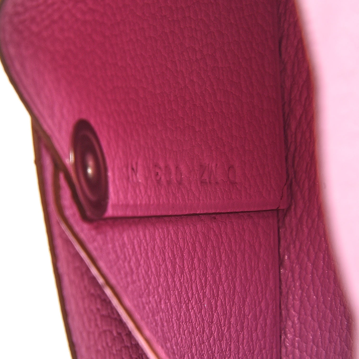 Hermes Chevre Mysore Bastia Coin Purse Mauve Sylvestre 7 of 10