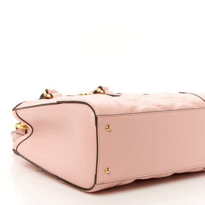 Gucci Calfskin GG Matelasse Mini Top Handle Bag Perfect Pink 11 of 13