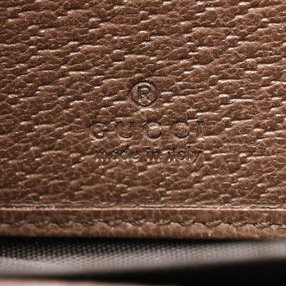Gucci GG Supreme Monogram Web Ophidia Zip Around Wallet Brown 5 of 7