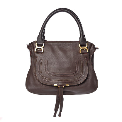 Chloe Calfskin Medium Marcie Satchel Truffle 1 of 11