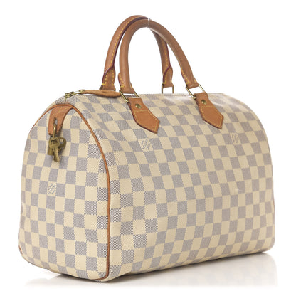 Louis Vuitton Damier Azur Speedy 30 3 of 21