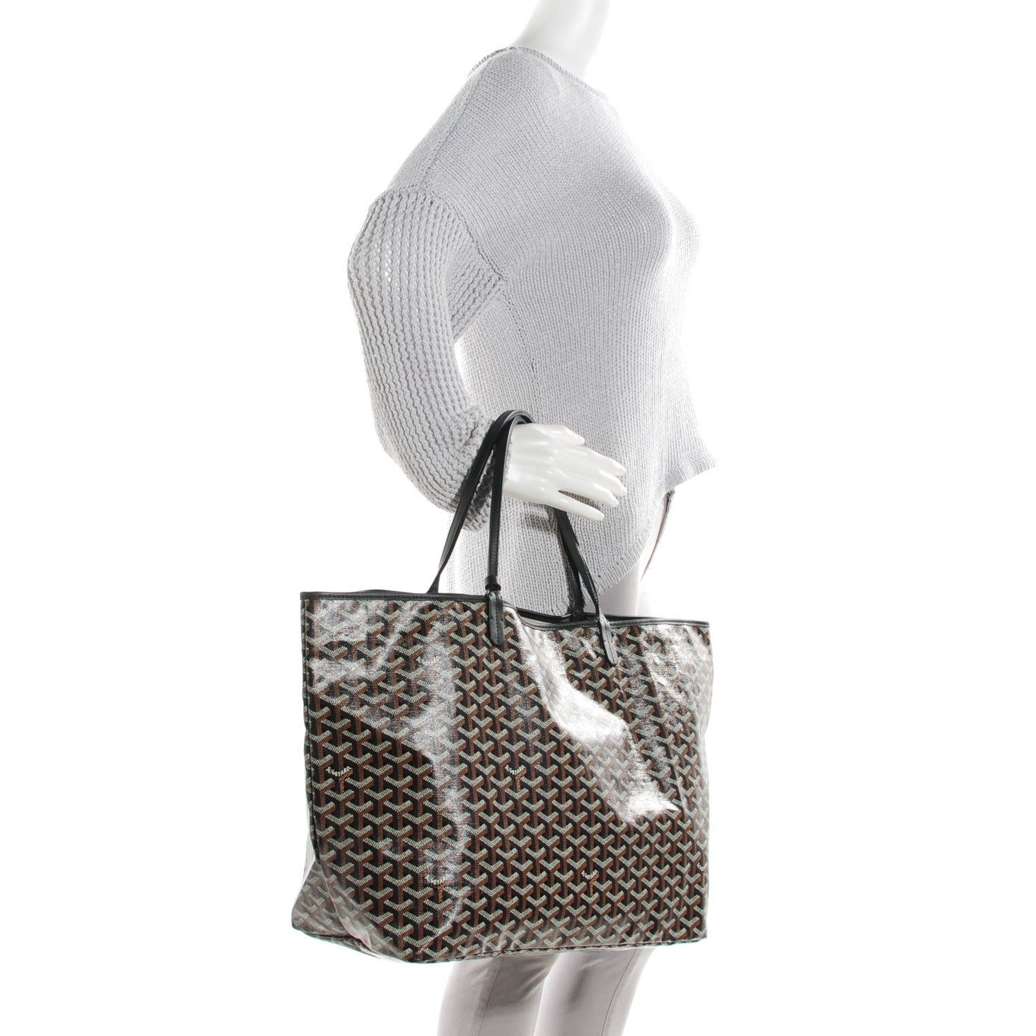 Goyard Goyardine Saint Louis GM Black 2 of 8