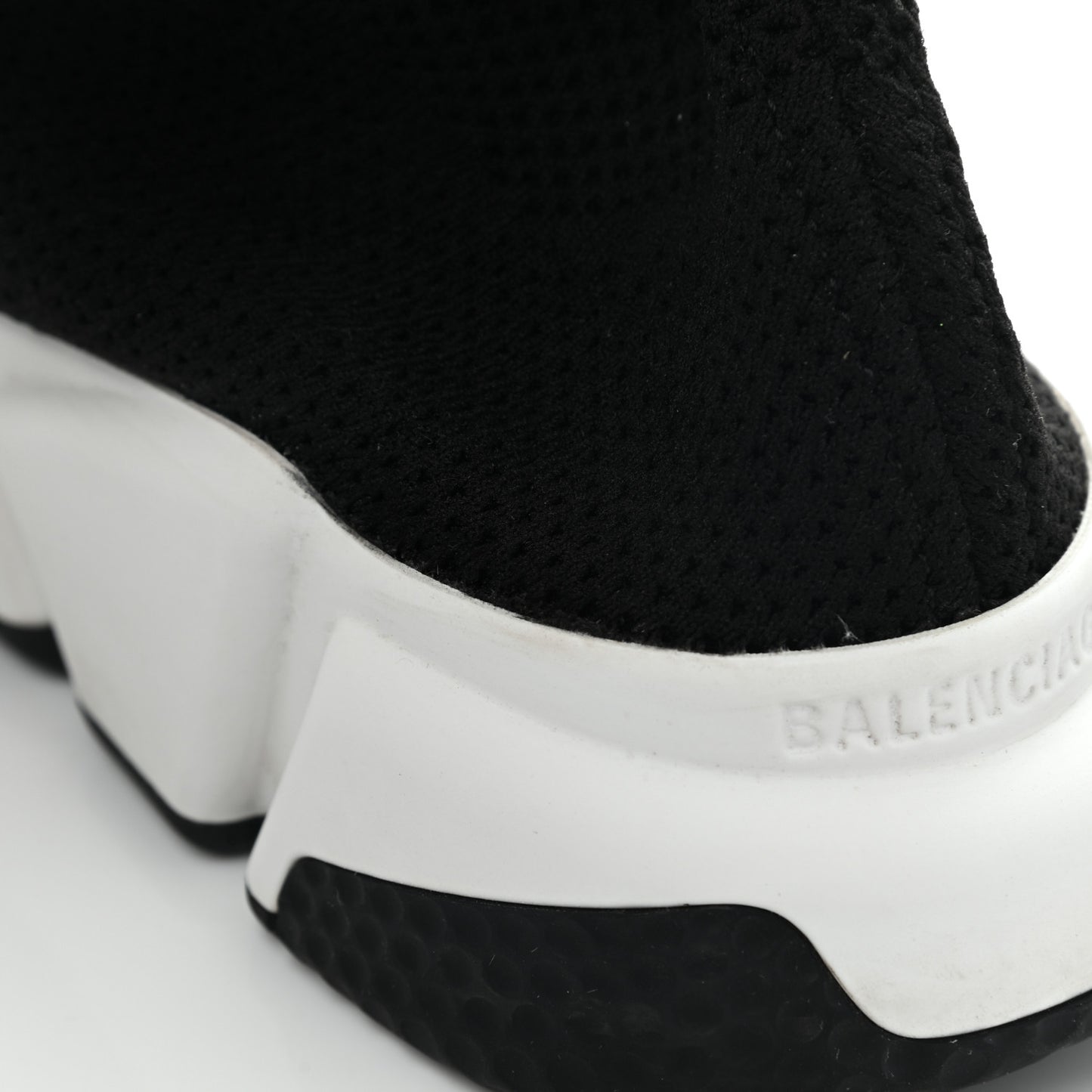 Knit Womens Speed Lace Up Sneakers 39 Black