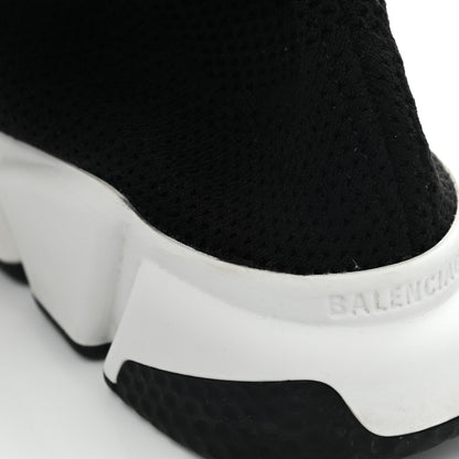 Balenciaga Knit Womens Speed Lace Up Sneakers 39 Black 11 of 12