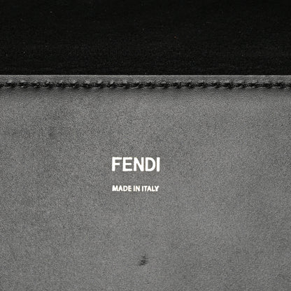 Fendi Vitello King Plexiglass Medium Fendi Sunshine Shopper Tote Black 6 of 9