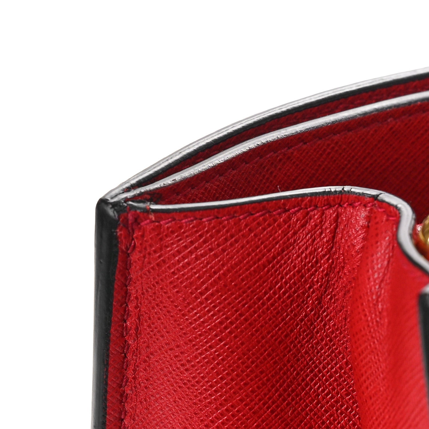 Prada Saffiano Soft Triple Pocket Tote Rosso 15 of 17