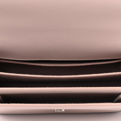 Saint Laurent Calfskin Medium Monogram Sunset Marble Pink 4 of 9