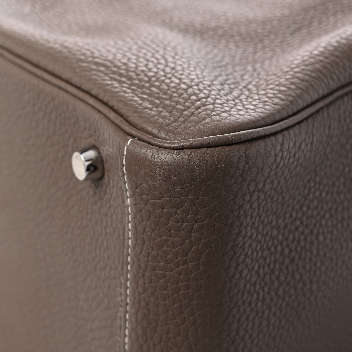 Hermes Taurillon Clemence Lindy 30 Etoupe 11 of 11