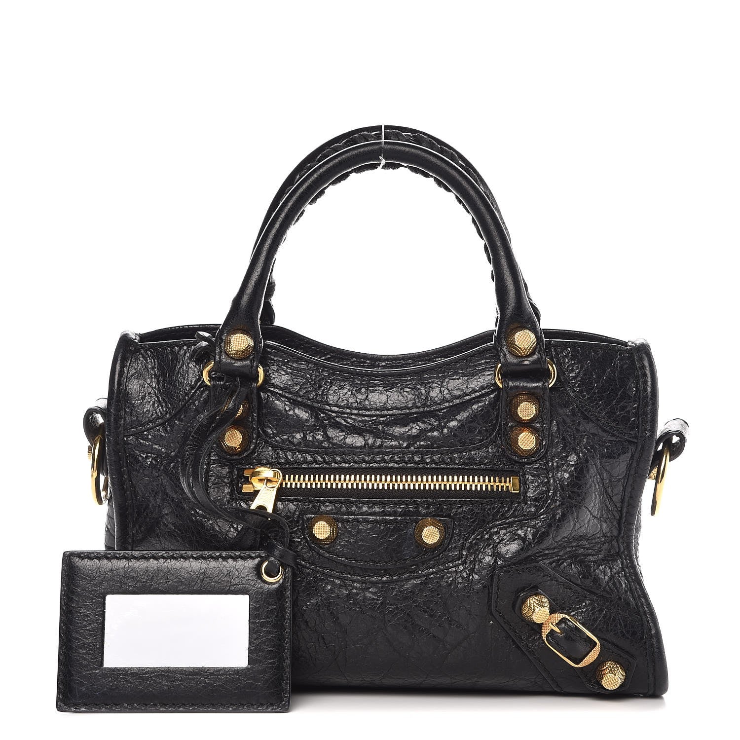 Balenciaga Agneau Giant 12 Gold Hardware Mini City Black 1 of 7