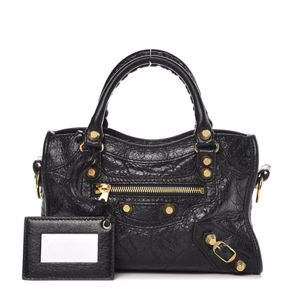 Balenciaga Agneau Giant 12 Gold Hardware Mini City Black 1 of 7