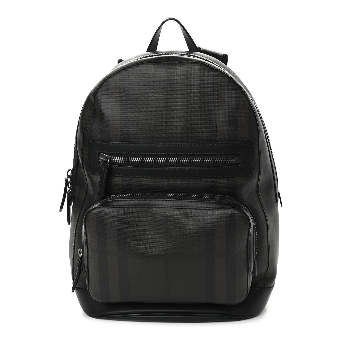 Smoked Check Backpack Black Brown