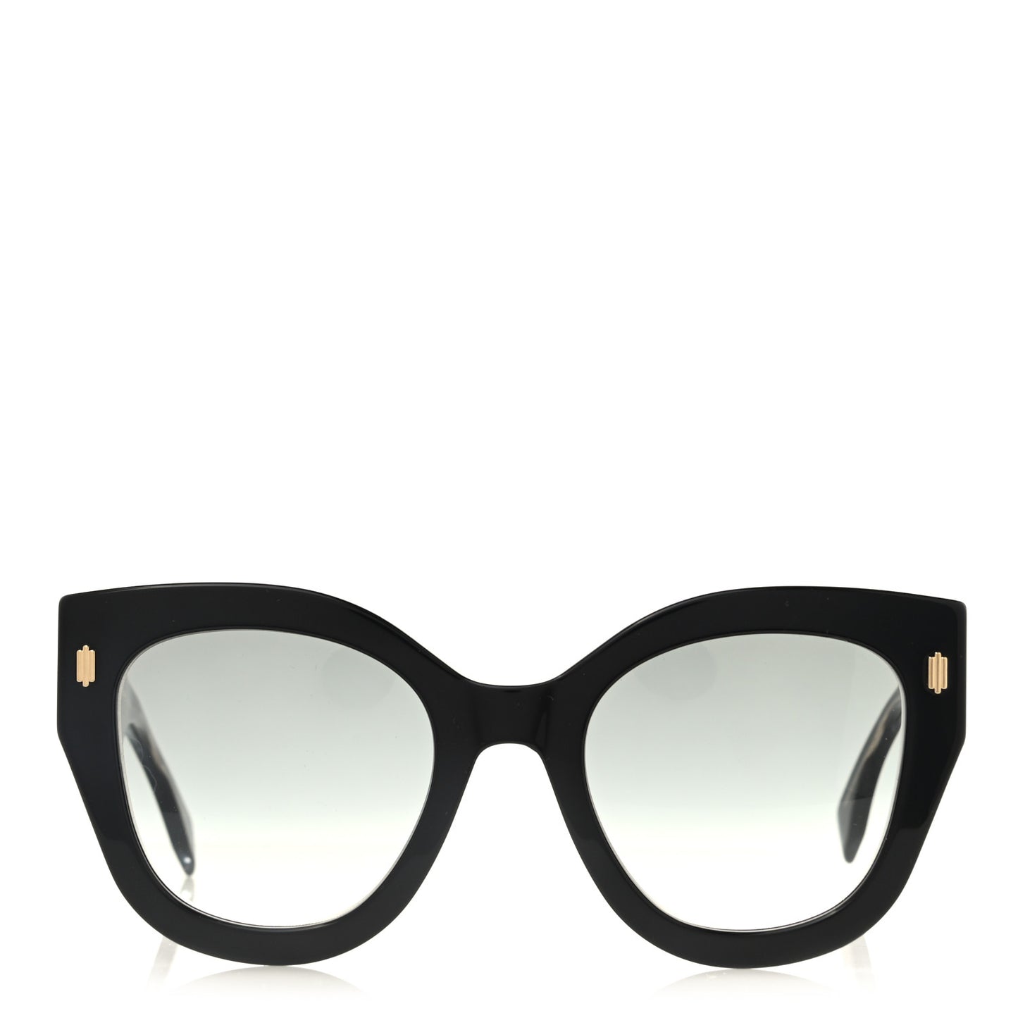 Acetate Cat Eye Sunglasses FF0452 Black