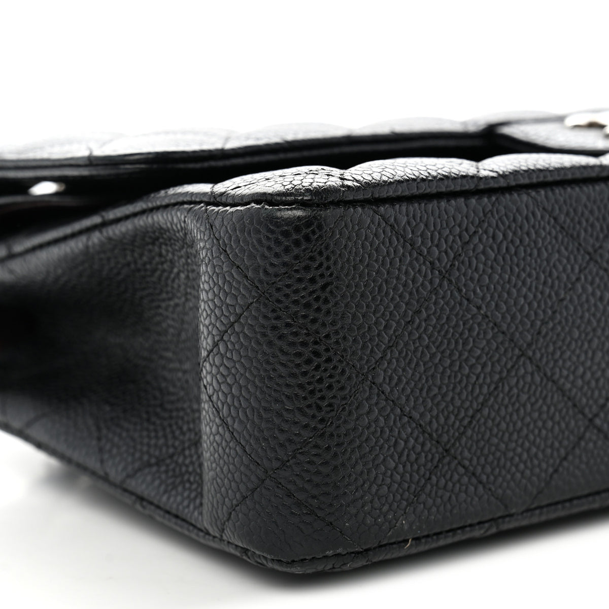 Chanel Caviar Quilted Medium Double Flap Black 8 of 11