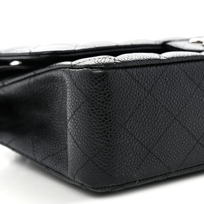 Chanel Caviar Quilted Medium Double Flap Black 8 of 11