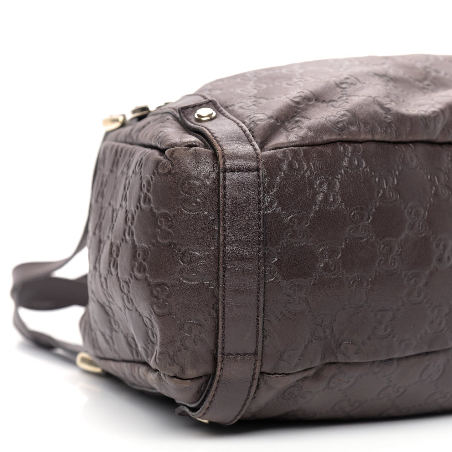 Guccissima Medium Abbey Shoulder Bag Chocolate