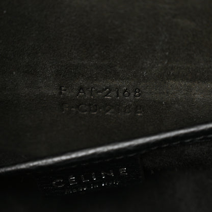 Celine Drummed Calfskin Nano Luggage Black 7 of 12