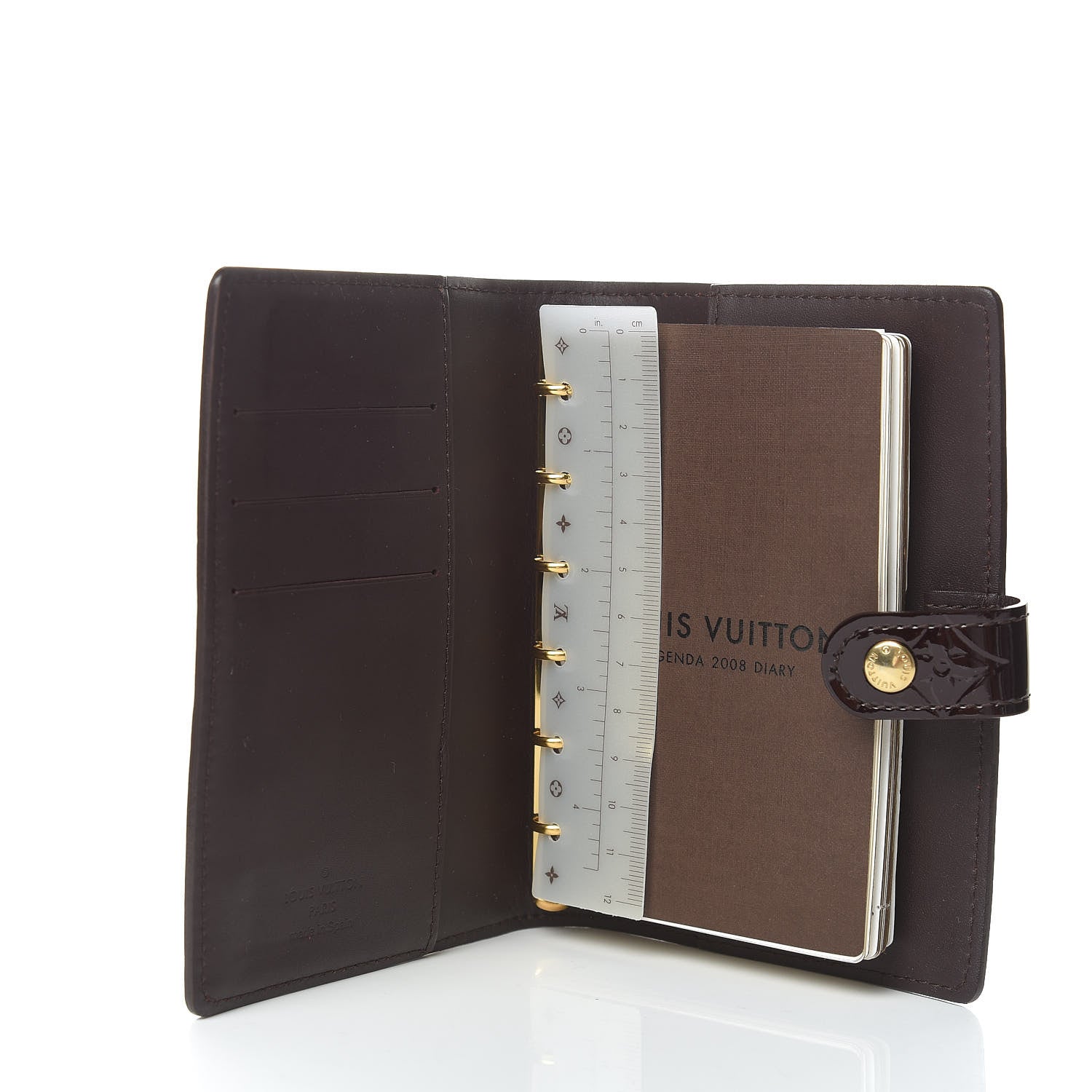 Louis Vuitton Vernis Small Ring Agenda Cover Amarante 5 of 8