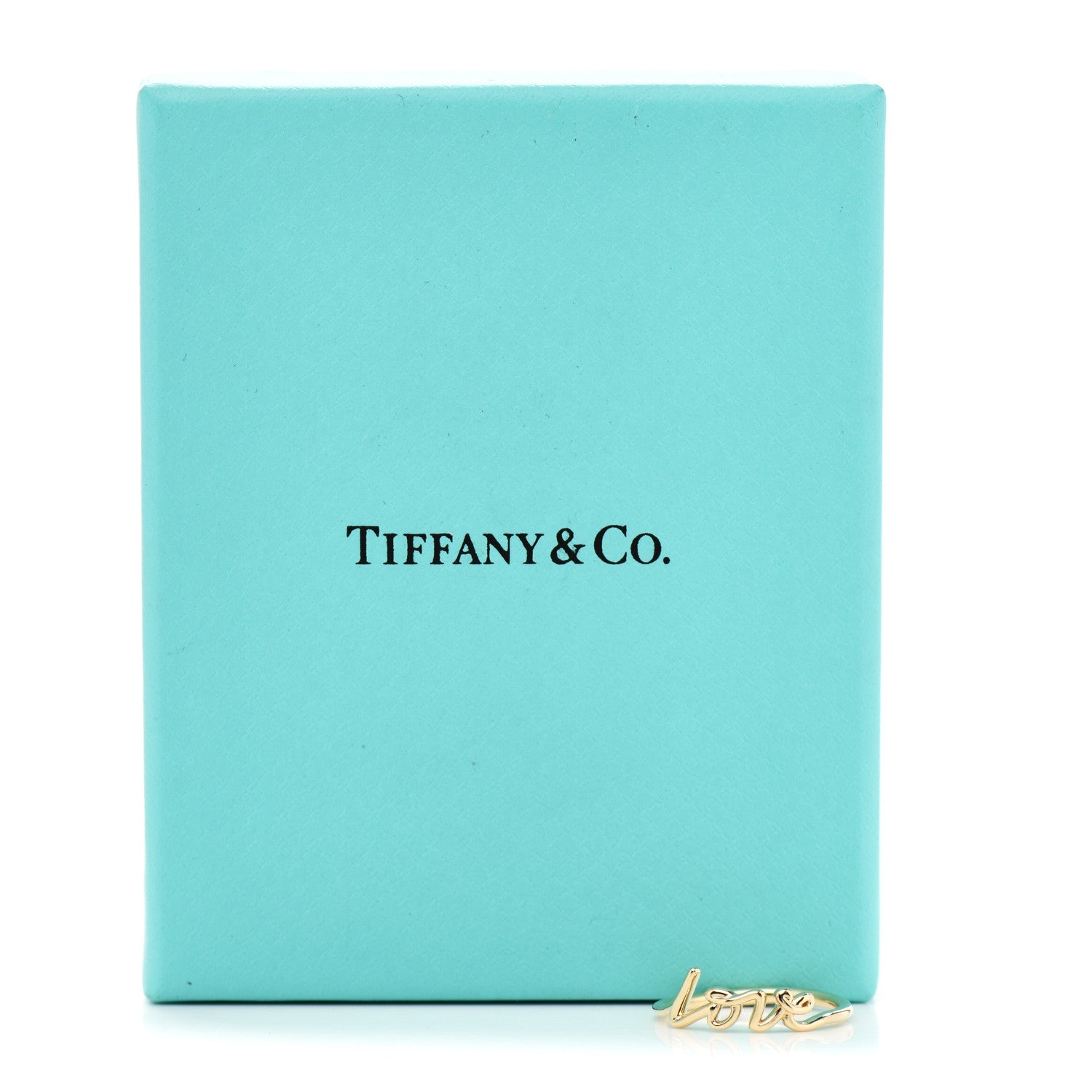 Tiffany 18K Yellow Gold Mini Paloma's Graffiti Love Ring 54 7 6 of 6