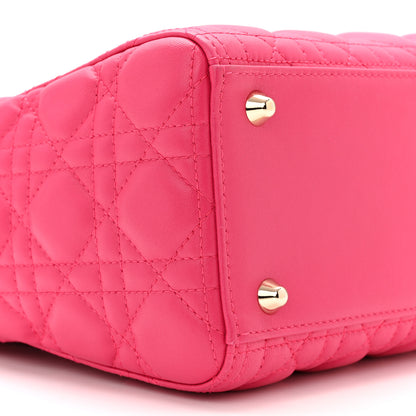 Christian Dior Lambskin Cannage Large Lady Dior Fuchsia 9 of 10