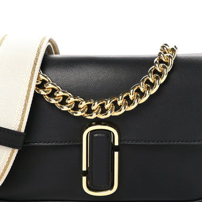 Marc Jacobs Calfskin The J Marc Shoulder Bag Black 7 of 9