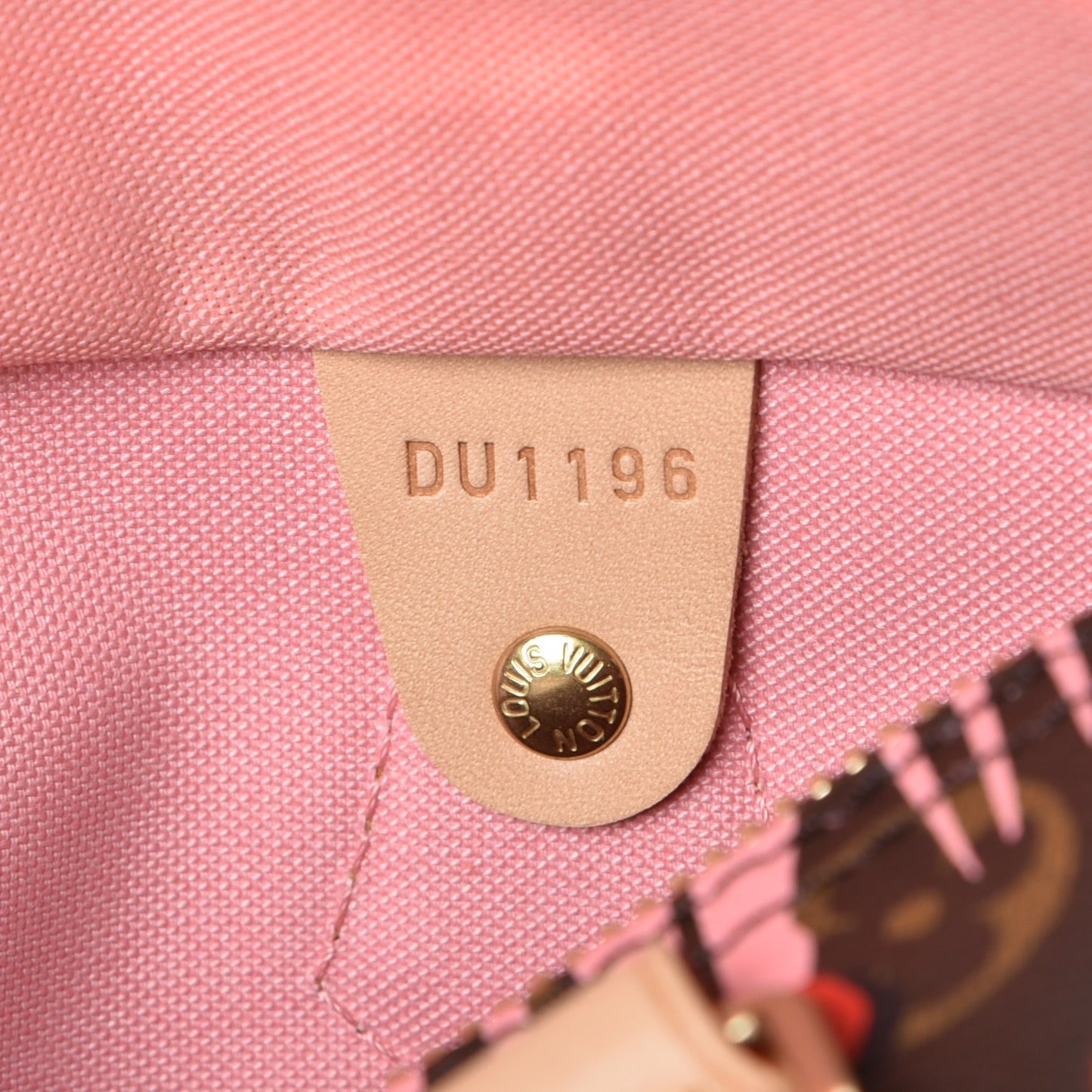 Monogram Jungle Dots Speedy 30 Sugar Pink Poppy