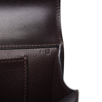 Hermes Box Medor 23 Clutch Chocolate 7 of 9