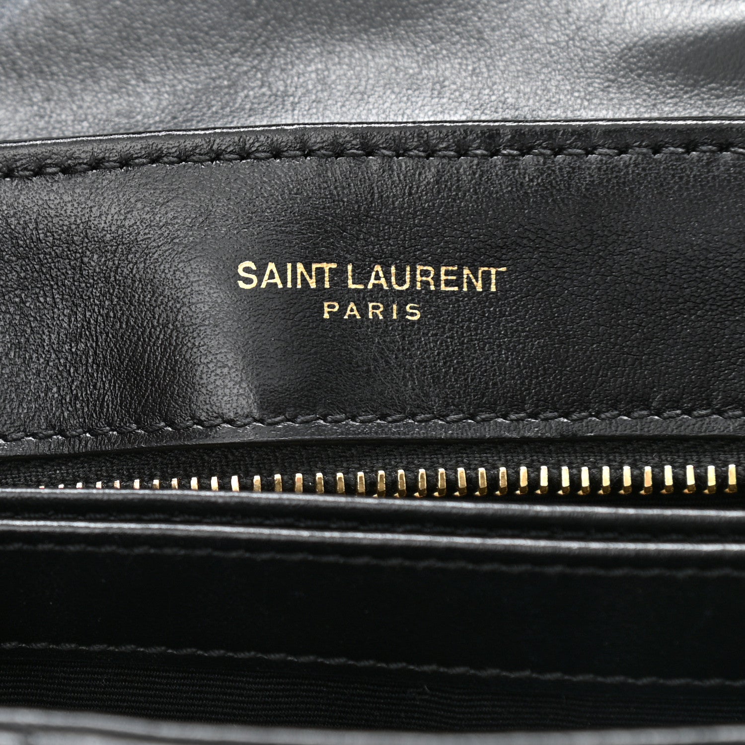 Saint Laurent Calfskin Y Quilted Monogram Toy Loulou Crossbody Bag Black 12 of 21