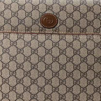 Gucci GG Supreme Monogram Calfskin Carry On Trolley Beige Ebony 7 of 9
