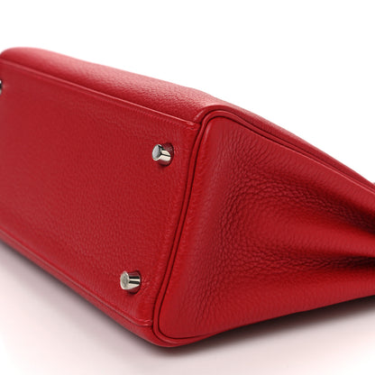 Hermes Togo Kelly Retourne 28 Rouge Casaque 10 of 10