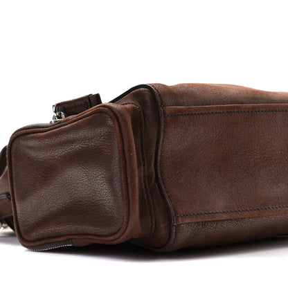 Prada Vitello Daino Pushlock Shoulder Bag Brown 6 of 10