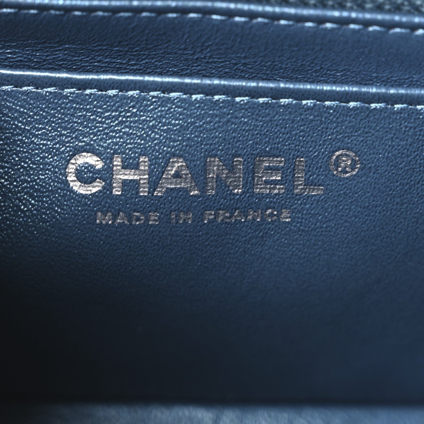 Metallic Sheepskin Quilted 2.55 Reissue Mini Flap Blue