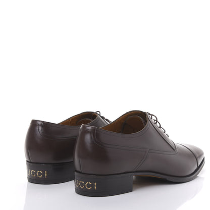 Gucci Calfskin Mens Captoe Oxford Loafers 11 Brown 4 of 10