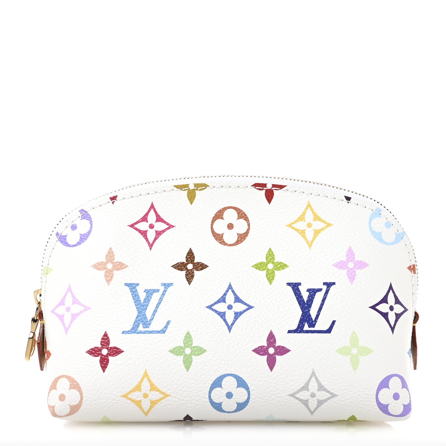 Louis Vuitton LV X TM Monogram Multicolor Cosmetic Pouch PM White 1 of 7