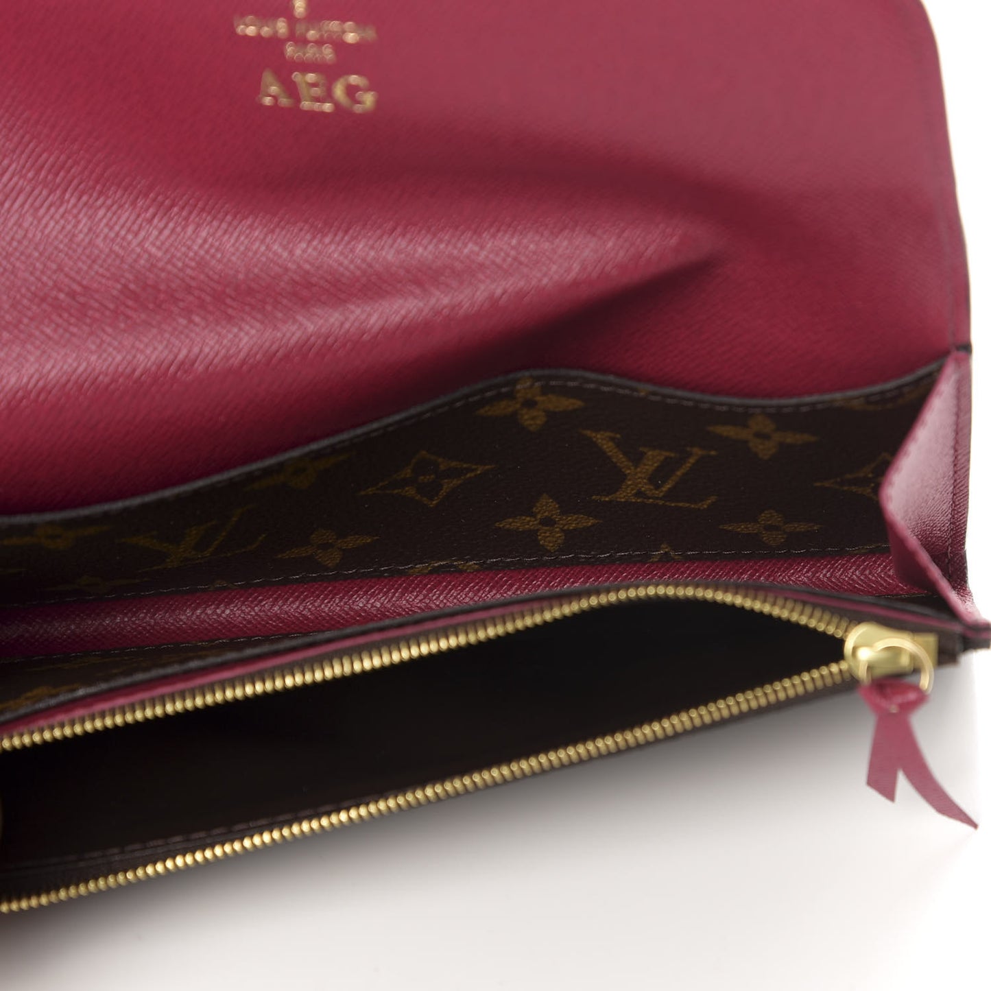 Monogram Emilie Wallet Fuchsia