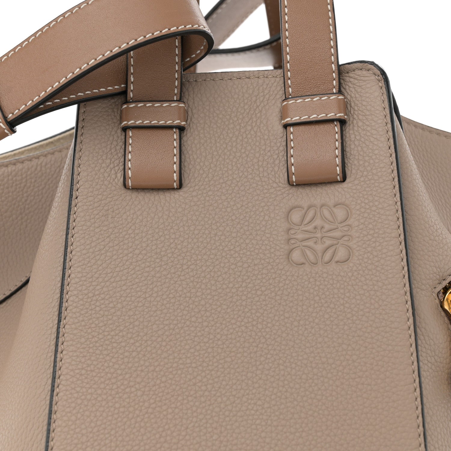 Loewe Calfskin Small Hammock Shoulder Bag Sand Mink 8 of 10
