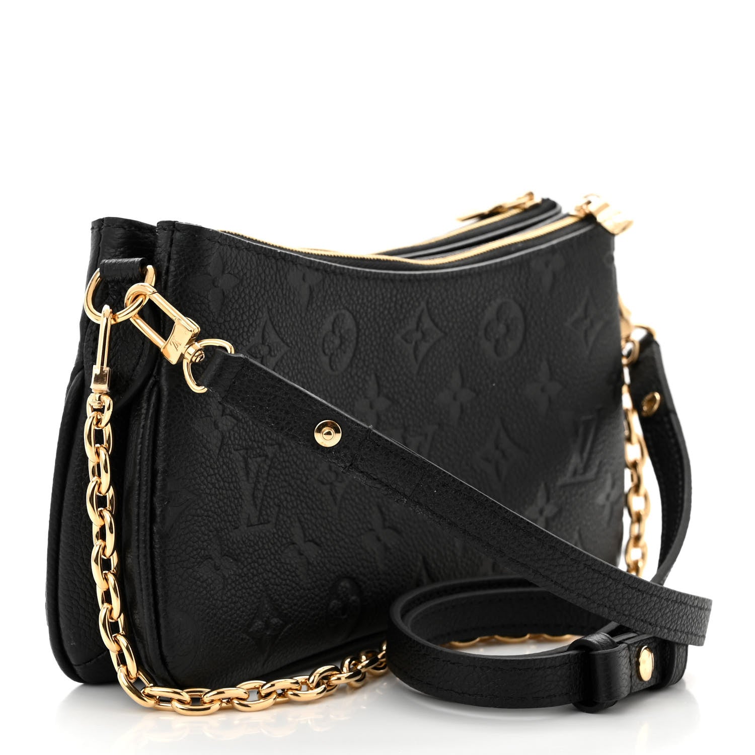 Louis Vuitton Empreinte Monogram Liv Pochette Black 3 of 11