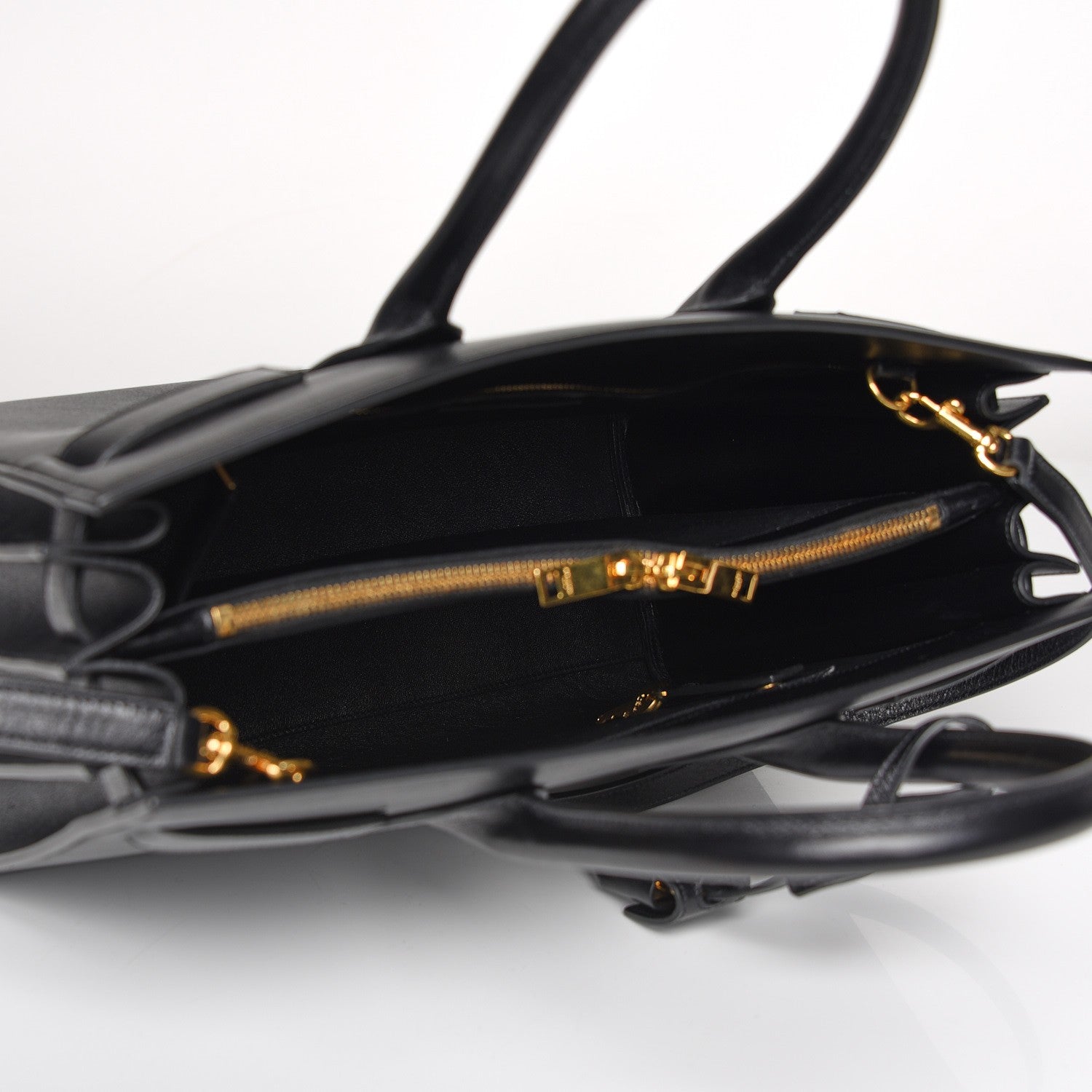 Saint Laurent Calfskin Small Sac De Jour Black 7 of 16