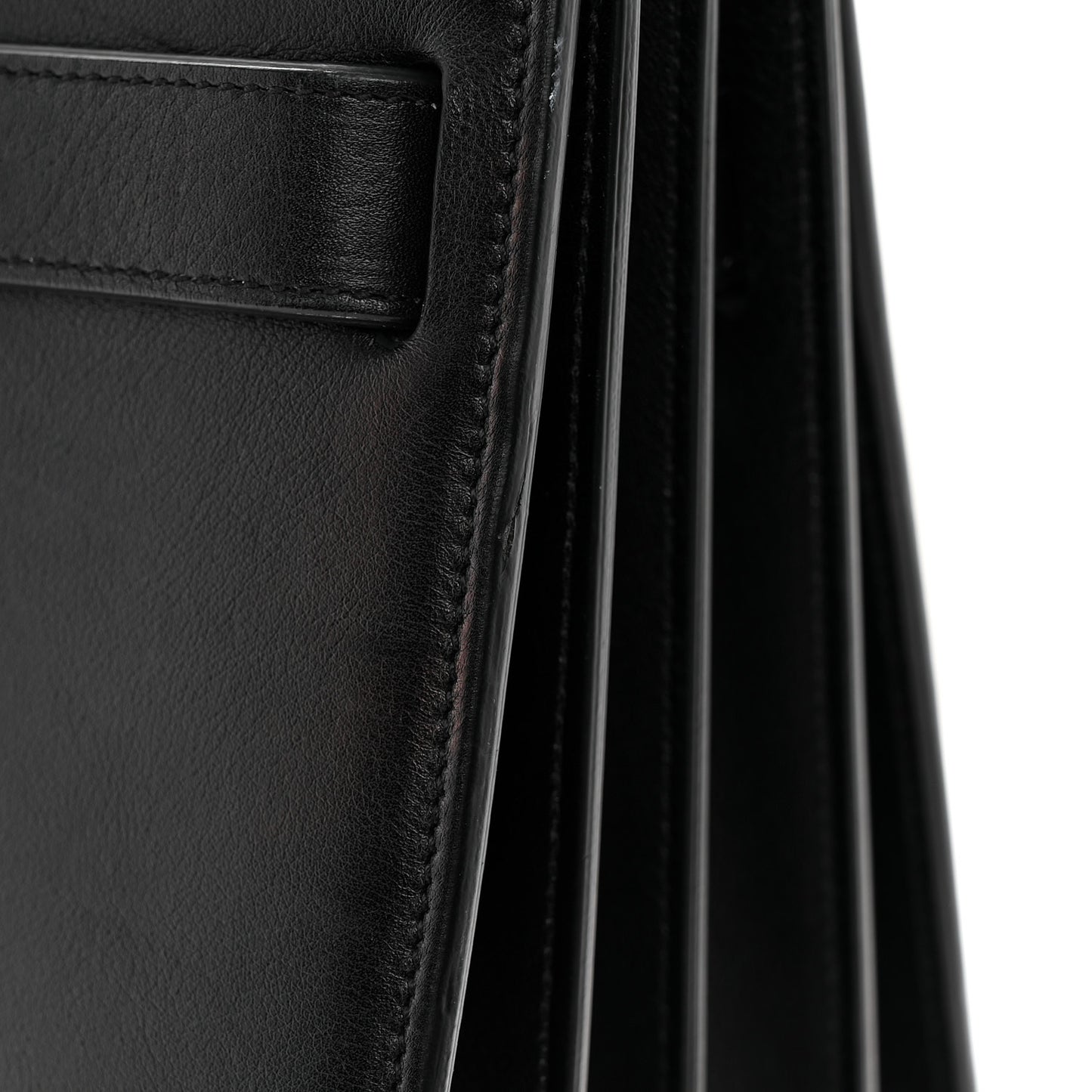 Calfskin Small Sac De Jour Black