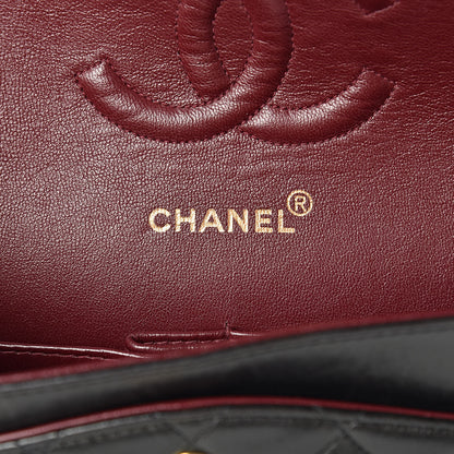Chanel Lambskin Quilted Medium Double Flap Black 6 of 13