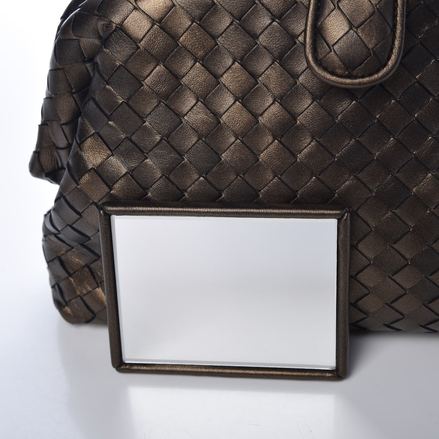 Bottega Veneta Nappa Intrecciato The Lauren 1980 Clutch Dark Bronze 8 of 8