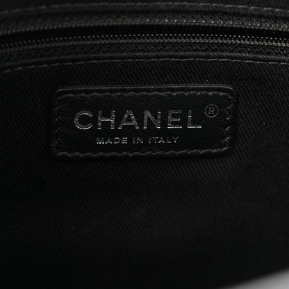 Chanel Caviar Quilted CC Timeless Soft Tote Black 6 of 15