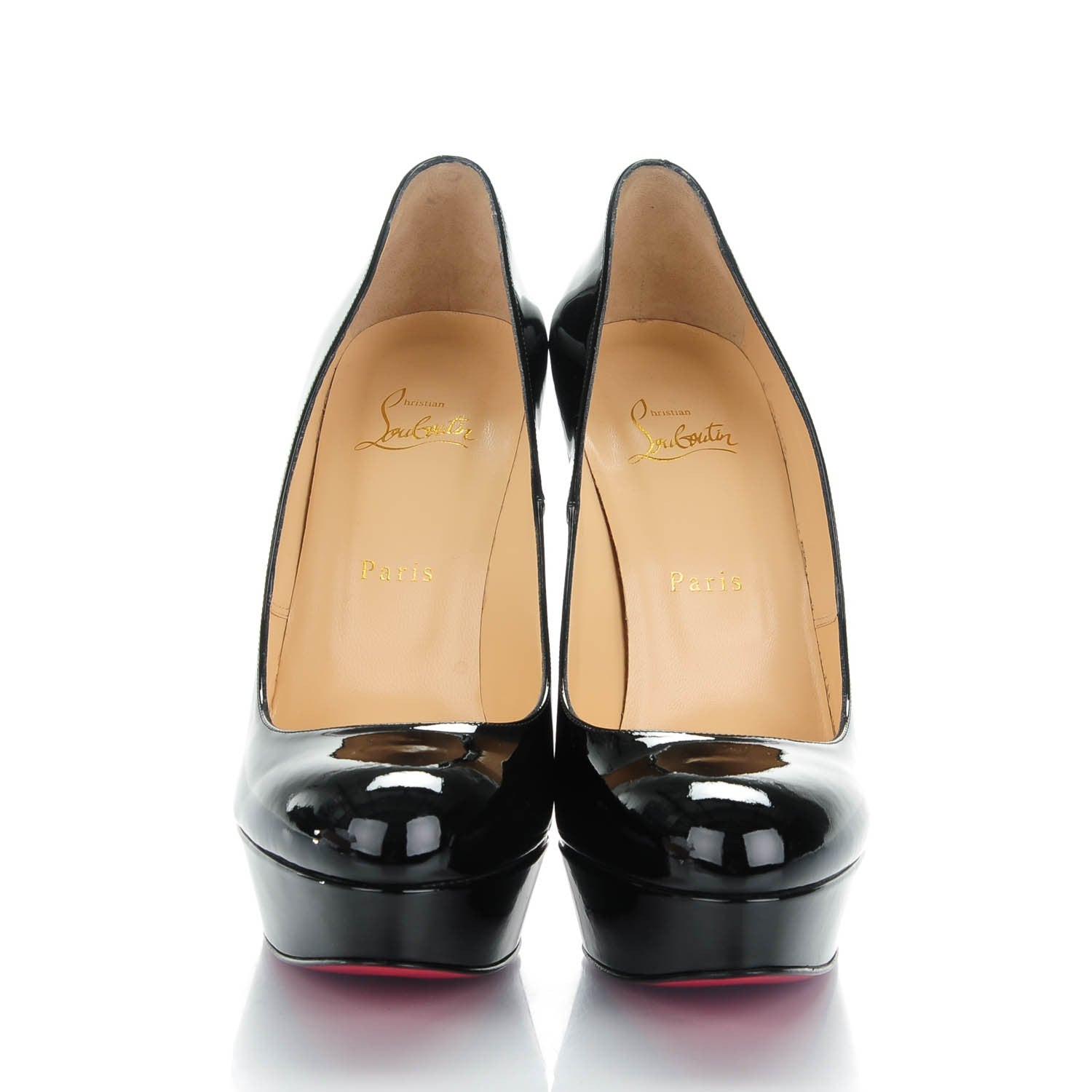 Christian Louboutin Patent Bianca 140 Pumps 40 Black 2 of 7