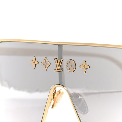 Louis Vuitton Metal LV Golden Mask Sunglasses Z1853U Gold 7 of 7