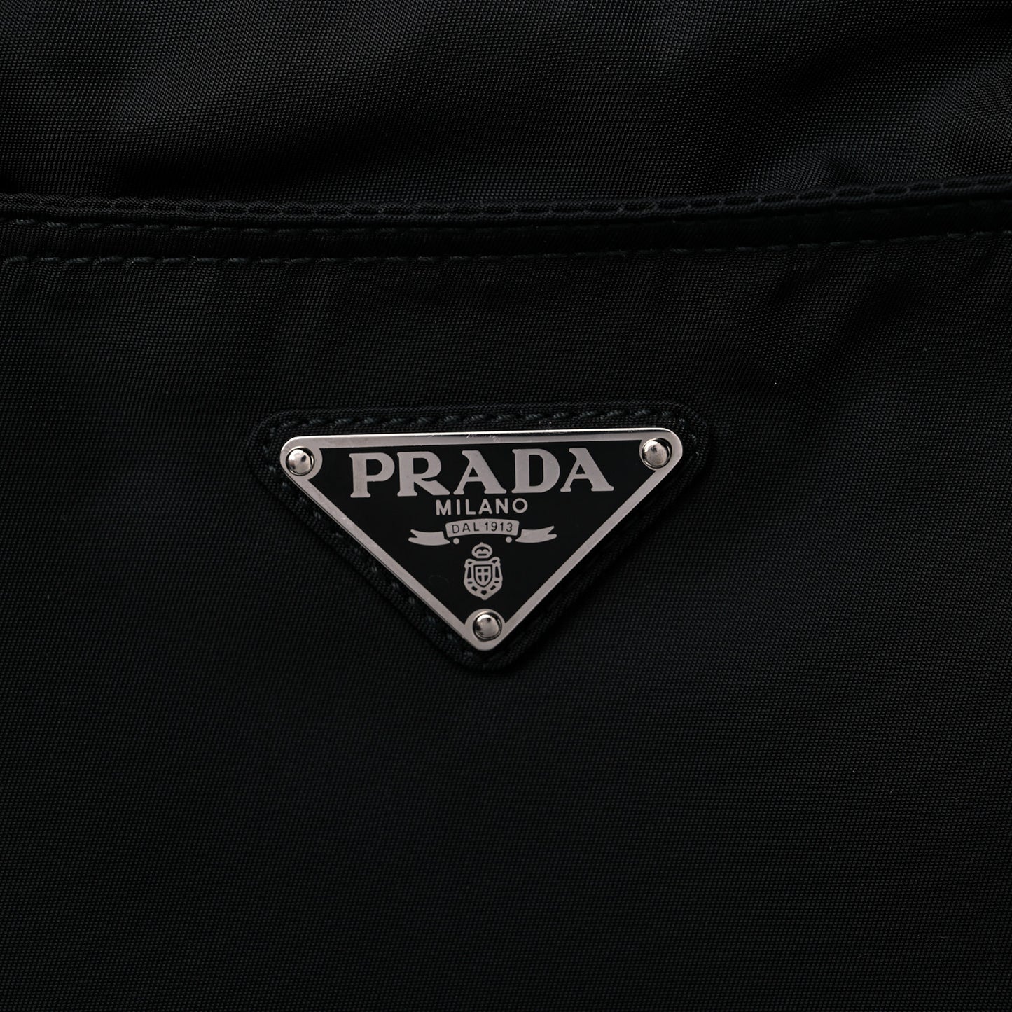 Tessuto Nylon Shopping Tote Black